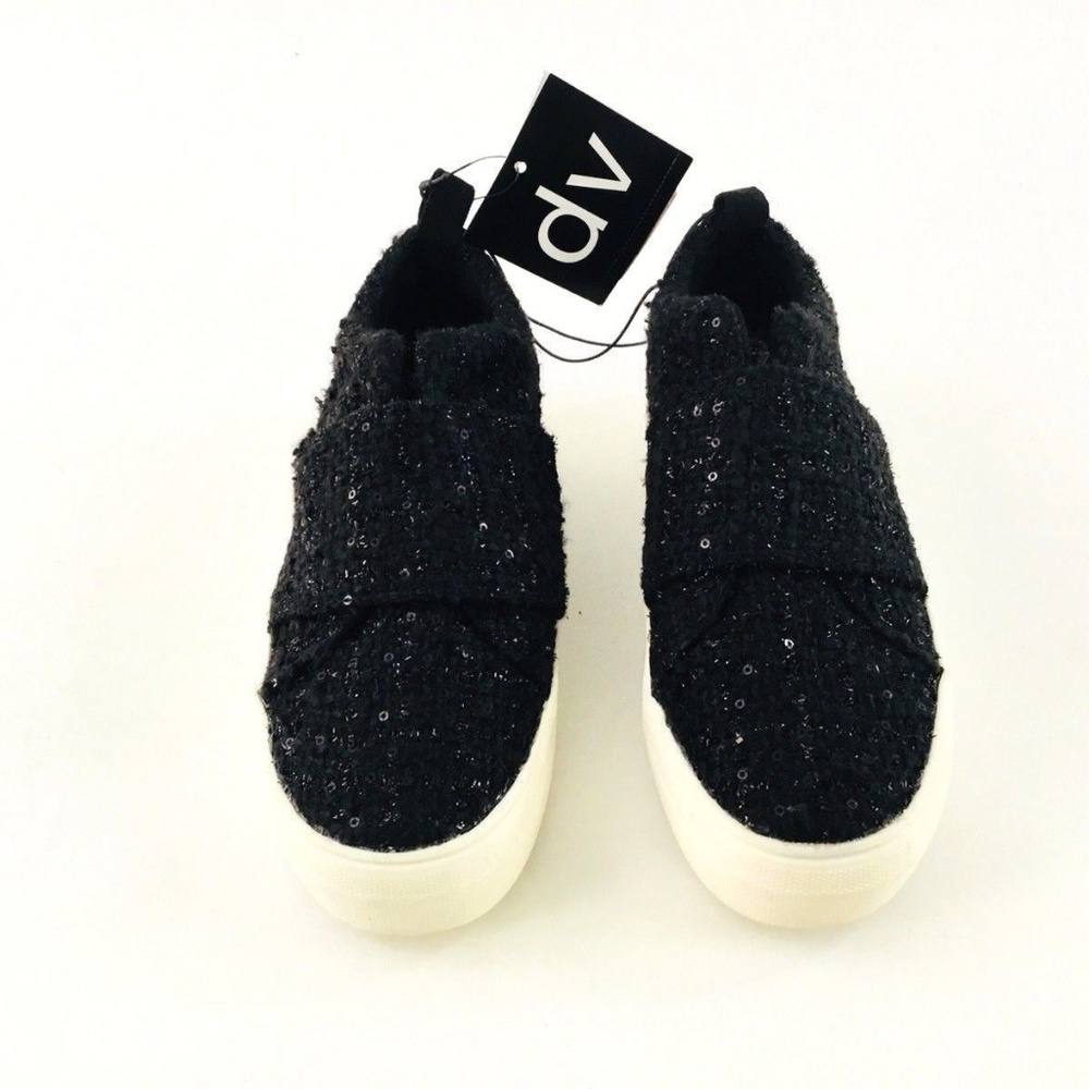 DV Black Sequine Slip on Sneaker